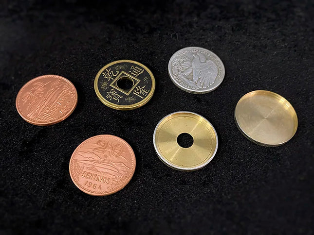 Ultimate CSB 31mm Copper Silver Brass Coin Magic Tricks Close Up Illusion Coin Transformation Magic Magician Prop Gimmick