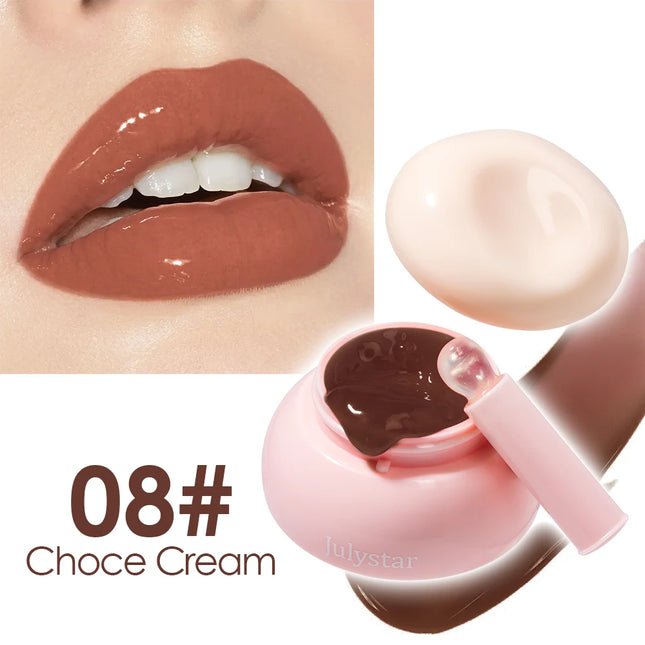 Little Round Jar Multi-Color Jelly Lip Balm for Lips and Cheeks Vibrant Colors Moisturizing and Nourishing Lip Nectar