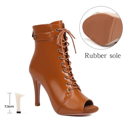 Women's Dance Shoes Ladies Latin Ballroom Dance Boots   Dance Shoes Boots Girls Sexy Stiletto Heels Fashion Salsa Party  Shoes