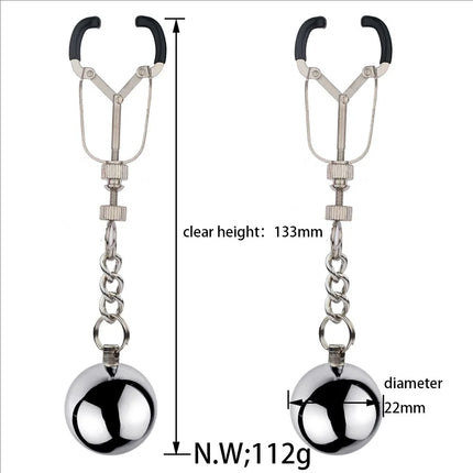 Metal Nipple Clamps Milk Clips Clit Breast Massage Clamps Adult Flirting Teasing Erotic Gadgets Bdsm Slave Sex Toys For Couple
