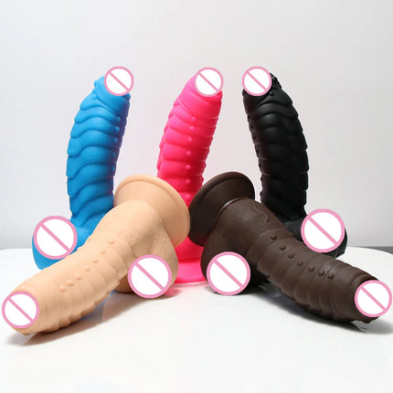 24 Models Animal Dick Thrusting Dragon Dildo Dinosaur Scales Penis Big Suction Cup Adult Anal Sex Toys Strapon Women Masturbator