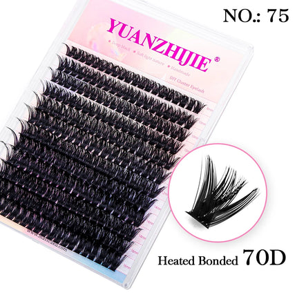 Super Cheap MASSCAKU Segemented DIY Handmade Make up Fake Lashes Cosplay Eyelashes Brush Bond maquillaje Makeup Products Fan