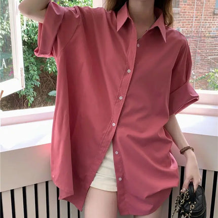 XEJ Elegant and Youthful Women's Blouses Oversize Shirts Women's Summer Clothing Spring 2022 Short-Sleeve Youth Blouses