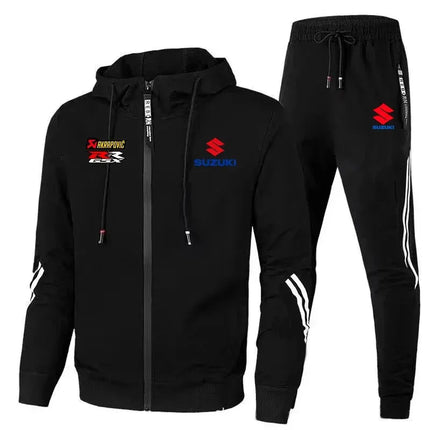2026 Suzuki Logo Men's Hooded Sweatshirt Casual Set Style New Model Suzuki Pattern Fashionable Simple Hoodie