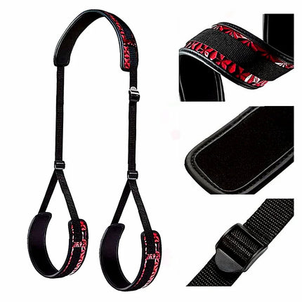 Couples Intimate Tools ncorporate Self Bandage Belt BDSM Configurations With Sex Swing Bondage And Leg Spreader Rope Systems