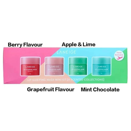 Laneige Lip Mask Jelly Sleep Lip Balm Night Repair Moisturise Treatment 4*8g 5*3g Set Hydrate Light Nourishment Christmas Gifts