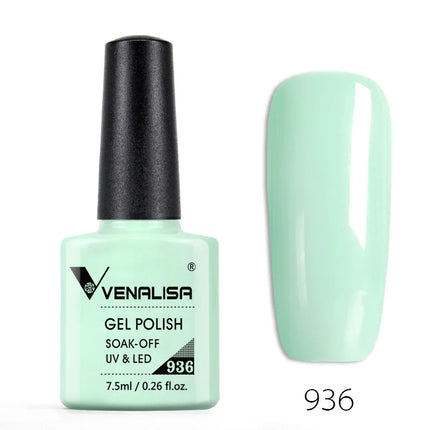 Venalisa Nail Gel Polish Semi Permanent Salon Quality TPO Free Glitter 7.5ml Soak off UV LED Nail Gel Varnish