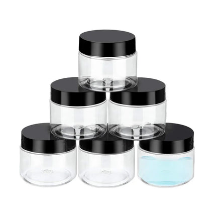 20/30/50pcs 50g 50ml Plastic Cosmetics Jar Makeup Box Travel Face Cream Bottle Container Empty Makeup Jar Pot Refillable Bottles