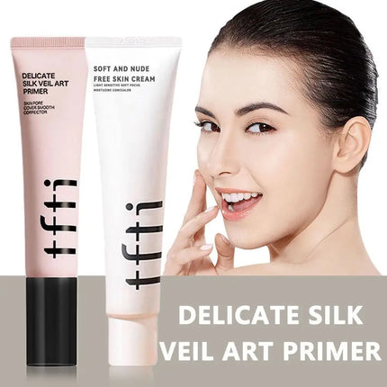 TFIT Facial Makeup Foundation Concealer 36/100g Makeup Primer Invisible Pore Light Oil-Free Base Dark Circle Correct Makeup