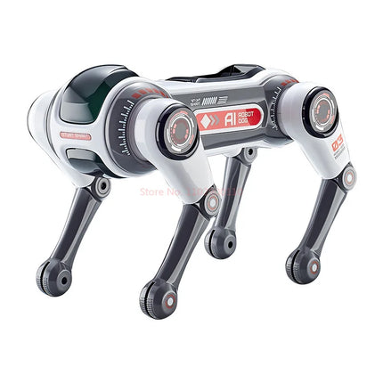Stunt Smart Remote Control Robot Dog Ai Voice Controlled Dual Remote Programmable Flip Stunt Interactive Toy For Boys Kids