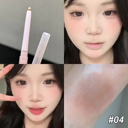 Double Headed Lip Liner Pencil Waterproof Matte Lipstick Contour Makeup Peach Pink Multi-purpose Lipliner Pencil Lips Cosmetic