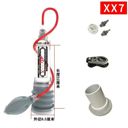 Male Penis Pump Water Vacuum Pump For Men Penis Enlargement Pump Dick Extender Cock Exercises Pump Glans Trainer Adults Sex Toys
