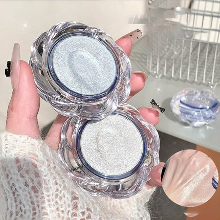 LEE INTO Dream Flower Highlight Powder Brightens and Contours Pearlescent Glitter No Flying Powder