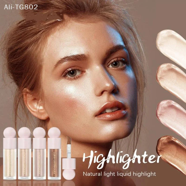 1Pc Lakerain Velvet Liquid Blush - Highly Pigmented Long-Lasting Hydrating Gloss Lip Cheek Makeup in 9 Colors