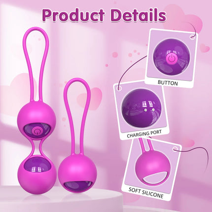Remote Control G Spot Vibrator Kegel Balls for Women Vibrating egg Female Vaginal Massager Clitoral Nipple Stimulator Adult Toys