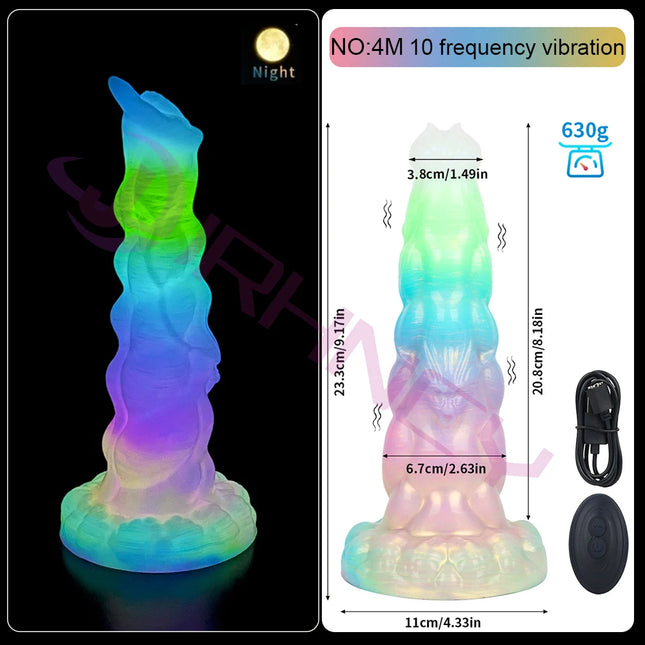 Vibrator Anal Dildos for Women Masturbator Consolador Silicone 10 Frequency Vibrador Anal Plug 18+ G Spot Clitoral Stimulator