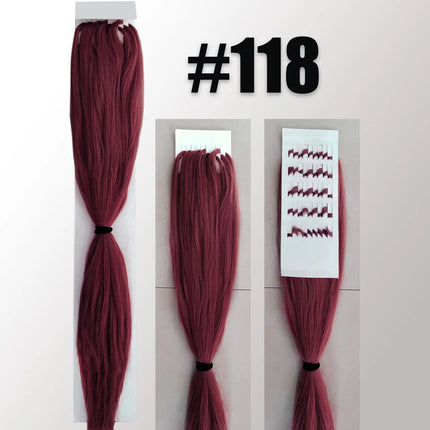 Synthtic Kanekalon Crochet Hair Small 49 Strands Wigundle Braiding Hair Extensions For Women Child Jumbo Braids Hair for Braids