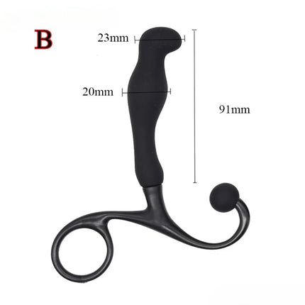 Silicone Anal Plugs Trainer Prostate Massage Butt Plugs Anal Sex Toys Small-Sized Anal Trainer Analdildo for Beginner 18+