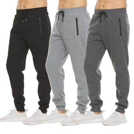Latest sports pants, streetwear pants, solid color drawstring zipper pocket work pants, men's work clothes, running pants