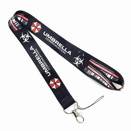 Game logo PVC Card Cover Student Campus Hanging Neck Bag Card Holder Lanyard ID Card Holders key chain