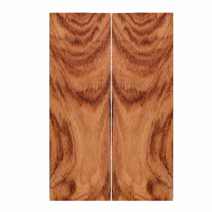 Bookmatched Natural Wood Knife Handle Scales Blanks Materials for Making 1 Pair