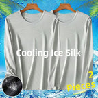 M [recommendation 40-50kg] / Long sleeve - mesh [solid color] light grey + light grey