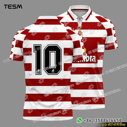 TESM Summer POLO Shirt Men Summer Sports V-neck T-shirt Street Trendy Short Sleeve 3D HD Print T-shirt