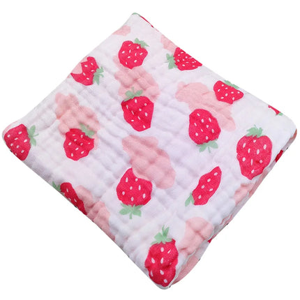 Baby Bath Towel Muslin Bathrobe for Newborn Infant Toddler Washcloth Wrap Boys Girls Kids Child Cartoon Gauze Cotton Blanket