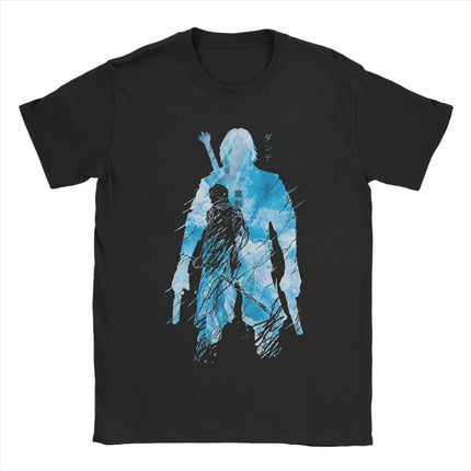 Classic Game DMC Devil May Cry Vergil Peripherals for Fans Tee Women Men Fashion Cotton T-Shirt Round Collar Oversize Casual Top