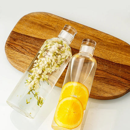 300-1000ML Glass Water Bottle Large Capacity Multi-function Creative Simple Milk Cup Portable Transparent Outdoor Sports Bottle