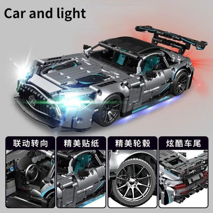 Sports Car Building Blocks Famous Racing car Assembly building blocks expert Speed Car Model Brick Moc Toy Boy Holiday Gift
