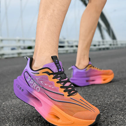 Running Shoes Carbon Board Speciality Marathon Men Sports Breathable Lightweight Women's Comfortable Athletic Nonskid Sneakers