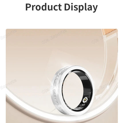 2026 New Smart Ring Lady Heart Rate Sleep Health Monitor Menstrual cycle detection IP68 Waterproof Fashion Sport Rings Women Men