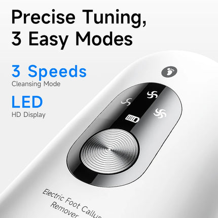luluskin Electric Pedicure Callus Remover Pedicure Tools Professional Foot Dead Skin Remover Foot Grinder Electric Foot Grinder