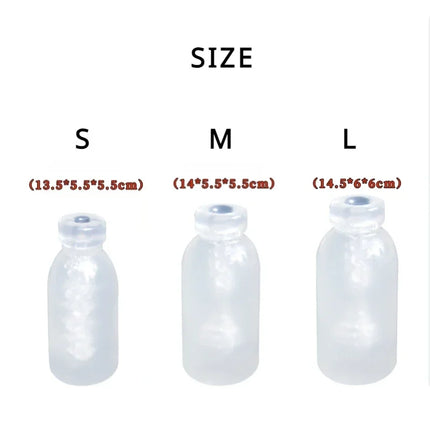 Male Endurance Training Mini Masturbator, 3 Size Soft Silicone Transparent Cup, Portable Penis Massager Adult Toy for Men