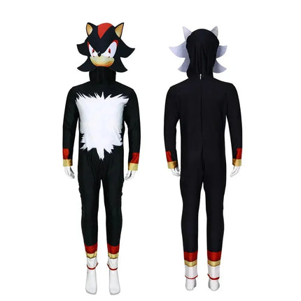 Wholesale New Sonic Costume Kids Miles Prower Knuckles Shadow Hedgehog Jumpsuit Anime Sonic Cosplay Halloween Birthday Party Cosplay