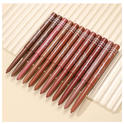 Lip Liner to Outline the Lip Shape, Novice-Friendly, Natural and Delicate, Pouty Lip Pencil, Waterproof, Matte, Nude Color Lip Liner