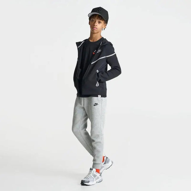 Nike | Boys' Big Kids' Nike Sportswear Tech Fleece Reflective Full-Zip Hoodie
