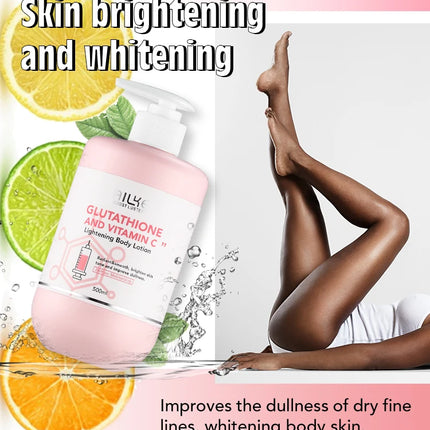 AILKE Whitening Skin Care Set, With Glutathion Vitamin C, Brighter Smoother Skin, Reduce Dark Spots, Clean Skin, Moisturizing