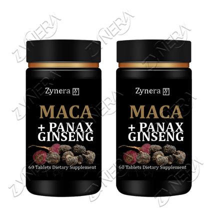 Organic Maca Root Power Tablets for Men Ginseng Pills Supplement for Health Energy