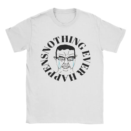 Casual Nothing Ever Happens Chudjak T-Shirt Men's Women's Cotton Short Sleeve Crewneck Summer Top Tee