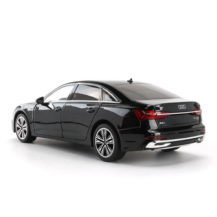 1/18 AUDI A6 Alloy Car Model Diecast & Toy Vehicles Metal Car Model High Simulation Sound and Light Collection Children Toy Gift
