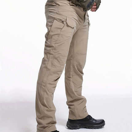 5XL Plus Size Men's Thin Cargo Pants With Side Pockets For Spring Summer Tactical Oversized Loose Punk Pants Big And Tall Guys