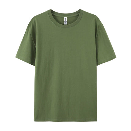 Customize 100% Cotton T-Shirt Quality Women & Men's Top Tee Design Brand Logo Print on Demand Crewneck Tee Workwear Team Clothes