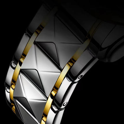 POEDAGAR Luxury Business Men's Wristwatch Stainless Steel Date Week Man Watch Waterproof Luminous Fashion Quartz Watches For Men