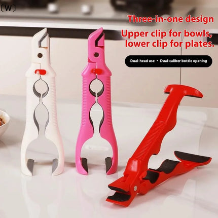 1PC Anti-scald Clip Silicone Kitchen Anti Scald Plate Bowl Dish Pot Holder Anti-hot Clip Lifter Kitchen Accessories Gadget