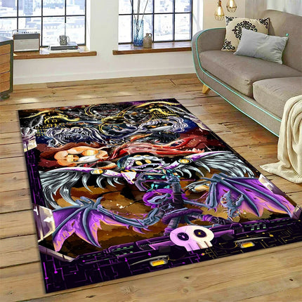 2025 New Style Cartoon Murder Drones Uzi Robot 3D Rug Carpet for Living Room Bedroom Home Decor, Non-slip Sofa Doormat Floor Mat
