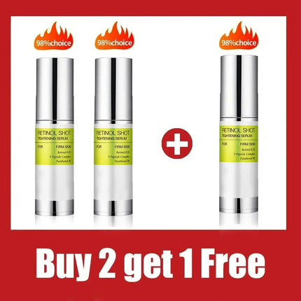 Retinol Shot Anti-Wrinkle Face Serum: Tightening Lifting, Fades Fine Lines, Shrinks Pores, Moisturizing Firming Skin Care 2025