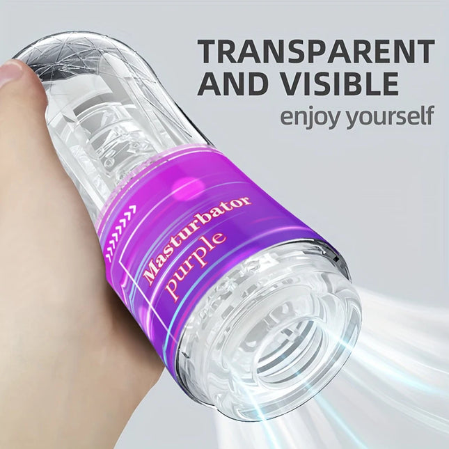 Transparent Vagina Adult Endurance Exercise Adult supplies Vacuum Pocket Cup Male Masturbator Cup Soft Pussy Sex Toys for Men