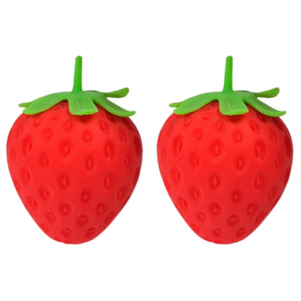 Giant Strawberry Squishy Toy Extra Large Size Strawberry Fidget Toys Slow Rising Shapeable Venting Ball for Adults Friends Gifts
